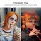 Modernfairy Anime Halloween Wig Blue for Cosplay Party, Synthetic Layered Short Hair Wigs with Bangs, Pastel Wigs for Women Men