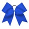 Oaoleer 21PCS 8" Large Cheer Bows Royal Blue Bows Jumbo Cheerleader Bow with Ponytail Holder Elastic Band Handmade for Cheerleading Teen Girls College Sports