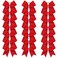 Oaoleer 21PCS 8" Large Cheer Bows Red Bows Jumbo Cheerleader Bow with Ponytail Holder Elastic Band Handmade for Cheerleading Teen Girls College Sports