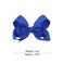 AUOCATTAIL 2pcs Red Blue Ribbon Bow Hair Clip, Clown Hair Accessories 3 Inches for Girls Kids Independence Day decoration