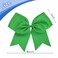 24Pcs 8" Large Cheer Hair Bows for Girls Ponytail Holder Grosgrain Ribbon Cheerleading Bows Elastic Hair Tie Bands for Girls Teens Softball Cheerleader Sports (Green)