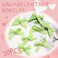 20Pcs St. Patrick's Day Green Hair Bows Gingham Craft Irish Festival Mini Bows for Hair Small Bow Hair Clips Cute Bowknot Hair Ribbons Barrettes Y2K Hair Accessories for Women Teens Girls