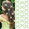 20Pcs St. Patrick's Day Green Hair Bows Gingham Craft Irish Festival Mini Bows for Hair Small Bow Hair Clips Cute Bowknot Hair Ribbons Barrettes Y2K Hair Accessories for Women Teens Girls