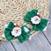 2 PCS Christmas Green Bow Hair Clips Cute Glitter Santa Claus Christmas Hair Bows Hair Clips Silver Sequins Hair Accessories Hair Barrette for Girls Kids Toddler Xmas Party Favor Gift