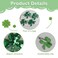 St. Patrick's Day Hair Bows Clips Glitter Sequins Shamrock Hair Clips for Girls Green Clover Hair Barrettes Hair Accessories St. Patrick's Day Hair Decoration Party Gift 4pcs