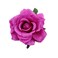 Women's Vintage Elegent Rose Flower Hairpin Hair Clip with Brooch for Party Travel Festivals (Purple)