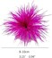 Pink Feather Brooch Feathers Corsages for Party Wedding Dress Decorations Ostrich Feather Hair Clip Lapel Pins Headwear Hairpin Hairband for Women Girl