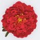 Peony Flower Hair Clip Hanfu Hairpin Bridesmaid Pin up Flower Brooch Party Wedding Decor (one size, red)