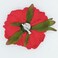 Peony Flower Hair Clip Hanfu Hairpin Bridesmaid Pin up Flower Brooch Party Wedding Decor (one size, red)