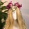 MOSTORY Purple Fairy Flower Crown - Elf Woodland Headpiece Floral Vine Headband Forest Hairband with Butterfly Fairy Costume for Women Renaissance Renfaire Party Cosplay Photo Shoot