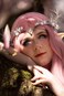 MOSTORY Silver Antler Elf Crown - Fairy Flower Headband Elven Floral Headpiece Woodland Circlet for Women Renaissance Fair Halloween Accessory Cosplay Photo Shoot