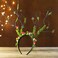 MOSTORY Green Mushroom Branch Headband - Handmade Woodland Hairband Flower Forest Crown for Women Girls Renaissance Mardi Gras Carnival Cosplay Party Photo Shoot