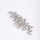 YERTTER Wedding Bridal Crystal Hair Side Comb Wedding Crystal Opal Hair Pieces Brides Head Pieces for Bride Bridesmaid Flower Girl Prom Birthday Party (Silver)