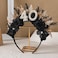 Black 40th Birthday Headband - 40th Birthday Crown for Her Gifts Ideas for Women Friends 40 Years Old Party Accessories