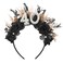 Black 40th Birthday Headband - 40th Birthday Crown for Her Gifts Ideas for Women Friends 40 Years Old Party Accessories