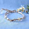 Starfish Shell Crown Headband - Handmade Seashell Hairband Shell Headpiece Mermaid Accessory for Beach Wedding Women Bride Bridesmaid Bridal Shower Photo Shoot