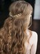 Jakawin Bride Pearl Wedding Hair Vine Rhinestone Hair Piece Crystal Bridal Hair Accessories for Women HV192 (3 Gold)