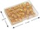 40 Pcs Golden Dreadlocks Beads Rhinestone Hair Rings Aluminum Adjustable Metal Hair Cuffs Beads Rings for Braids Hair Clip Decoration