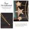 Kilshye Rhinestone Star Wedding Headband Crystal Halo Crown Goddess Costume Headpiece for Women and Girls (Gold)