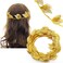 Laurel Crown - 12pcs Gold Leaf Roman Head Wreath, Greek Crown for Men &amp; Women - Party, Wedding, Prom &amp; Festival Hair Accessories