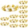 Laurel Crown - 12pcs Gold Leaf Roman Head Wreath, Greek Crown for Men &amp; Women - Party, Wedding, Prom &amp; Festival Hair Accessories