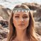 Boho Headpiece Silver Coins Head Chain Turquoise Festival Hair Accessories for Women