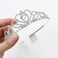 NODG Silver Tiaras for Girls Crystal Tiaras and Crowns for Women Girls Princess Elegant Crowns with Combs Women's Headbands Bridal Wedding Prom Birthday Party Headbands for Women