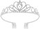 NODG Silver Tiaras for Girls Crystal Tiaras and Crowns for Women Girls Princess Elegant Crowns with Combs Women's Headbands Bridal Wedding Prom Birthday Party Headbands for Women