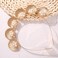 Teensery 1 Pack Seashell Crown Faux Pearl Embellishment Headband Hair Hoop for Headpiece Girls Women Bridal Party Wedding, Gold