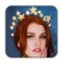 Fashey Halo Crown Headband Rhinestone Star Crown Headbands Goddess Halo Crown Costume Boho Bridal Wedding Headpiece Hair Accessories for Women and Girls (Gold)