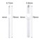 4pcs Piercing Needles Receiving Tubes, Plastics Body Jewelry Piercing Receiver （4mm 8mm）