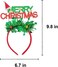 Merry Christmas Headbands Christmas Hat Hair Band Xmas Headdress, Snow White Headbands Xmas Hair Hoop Red Green Head Bopper, Santa Headpieces Princess Headwear For Women Girls
