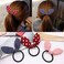 Ruihfas 12Pcs Lovely Rabbit Ear Bow Hair Bands Scrunchies Elastic Bow Hair Ties Ropes Hairband Headband Ponytail Holders
