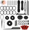40 Pcs DIY Hair Braiding and Modelling Tool Kit - Number-one Fashion Accessories with Spiral Hair Styling Tools for Girls and Women