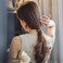 Ruihfas 2Pcs Luxury Rhinestone Elastic Hair Ties Headband Crystal Hair Rings Ropes Accessories for Women Girls