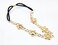 yueton 2pcs Gold and Silver Pearl Flower Elastic Headband Hair Band Women Hair Jewelry Accessories