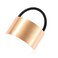 LOVEF 4 Pieces Alloy Metal Punk Circle Hair Cuff Ponytail Holder Elastic Hair Ties