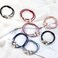 Ruihfas 10Pcs/Lot Korean Hair Accessories Multi Layer Hair Ring with Pearls Hair Rope Hairband