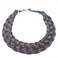 TOECWEGR 5 Strands Synthetic Hair Braided Headband Hairpiece Classic Chunky Wide Plaited Braids ElasticMulti Color Headband Ladies Beauty Hair Accessories