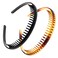 Ruihfas 2Pcs Fashion Plastic Headband Teeth Comb Hairband Hair Hoop Band Accessories for Women Girls