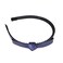 Ruihfas 6Pcs Leather Bow Hair Hoop Band Fashion Bowknot Teeth Comb Headbands Hairband Hair Accessories for Women Girls (Bright)