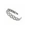 LOVEF Acrylic Rhinestone Crystal Headband Hair Band Aliceband with Teeth Girls Women Fashion (White)