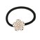 Lovef 9 Pcs Beautiful Full Pearl with Crystal Rhinstone Flower Bow Fish Butterfly Design for Baby Kids Girl Women Hair Accessories Elastic Tie Ponytail Holders Princess Baby Hair Rope Rubber Bands