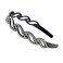 LOVEF 1 Pcs Fashion Bling Rhinestone Hair Hoop Hollow Hair Band Headband with Teeth for Women Ladies