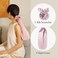 LILYSILK 100% Silk Bonnet for Sleeping &amp; Daily Usage, 2-in-1 Silk Hair Ties with Silk Scrunchies for Long and Curly Hair Elastic Adjustable for Women Ladies and Girls Rosy Pink