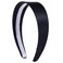 loucent Smooth Satin Headband - Luxurious 2" Wide No-Slip Headband for Women black
