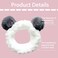 Panda and Bear Headbands for Women Washing Face, Makeup, Girls and Baby Cute Elastic Facial Hair Bands, Beauty Products Spa Shower Headwrap Costume Hair Accessories