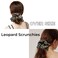 4 Pack Jumbo Scrunchies for Women Leopard Oversized Scrunchies for Thick Hair Ties Accessories