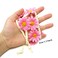 Honbay 2PCS Fashion Floral Headband Daisy Flower Hair Wreath Festival Hair Band Bridal Headpiece (pink+blue)
