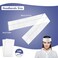 100 Pcs Disposable Spa Headbands for Women Non-woven Fabric Facial Headband Soft Skin Care Hair Band White Stretch Headwraps for Beauty Enthusiasts, Makeup Artists, Spa-goers